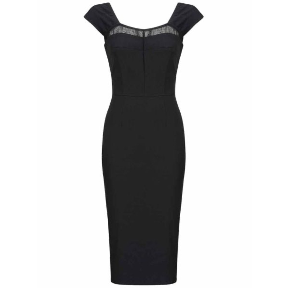 Stop Staring Beautiful Vintage Black Dress